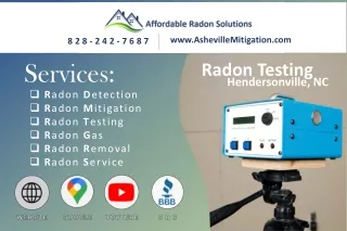 Radon Testing Hendersonville, NC