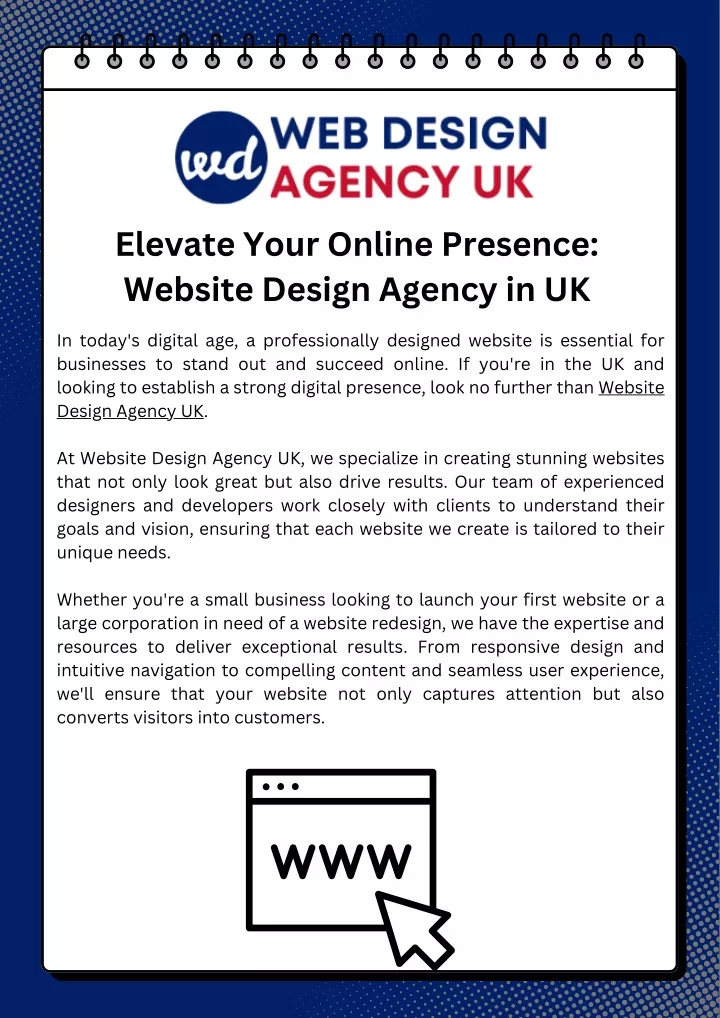 elevate your online presence website design
