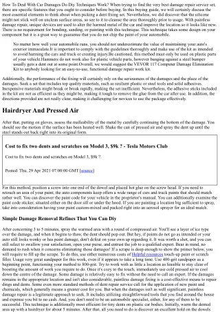 Exactly How To Fix A Vehicle Dent 7 Basic Methods