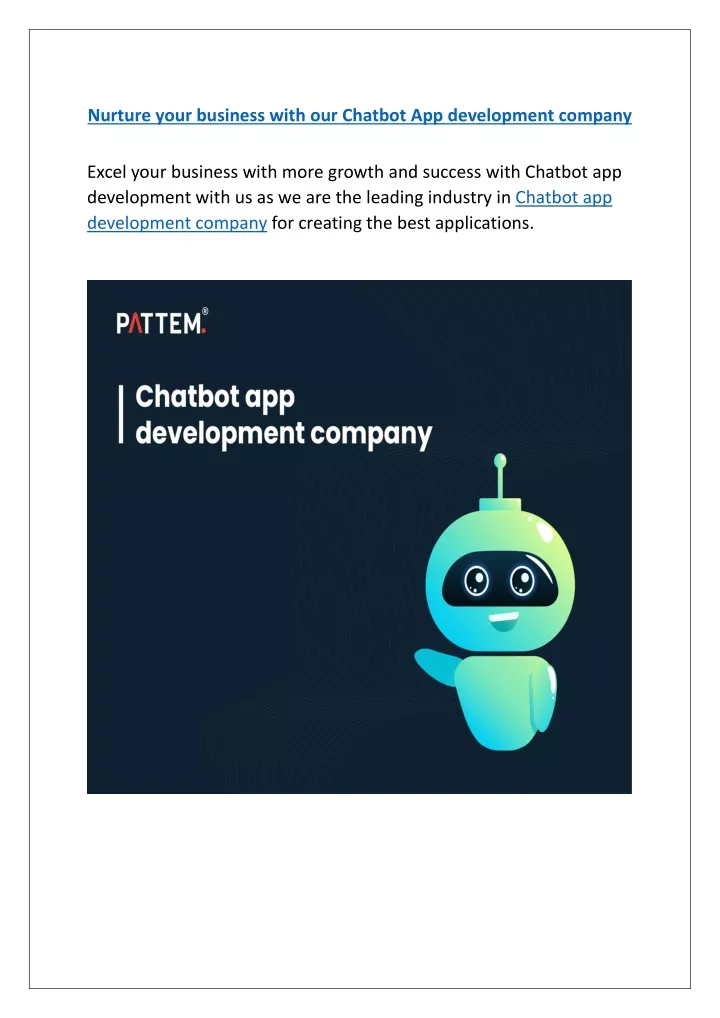 nurture your business with our chatbot