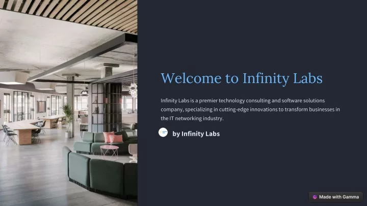 welcome to infinity labs