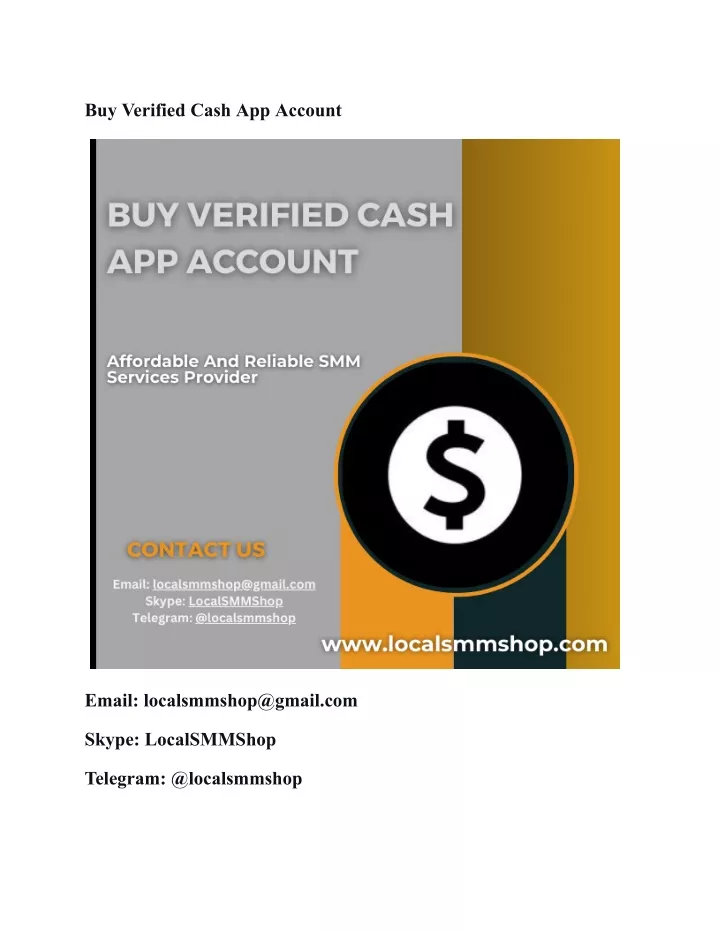 buy verified cash app account