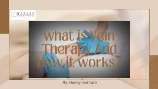 What is Vein Therapy And How it works