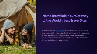 Nomadnestfinds Your Gateway to the World's Best Travel Sites