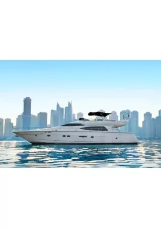 Sail Into Luxury - Unforgettable Yacht Experiences Await  with We Boat Rental Dubai
