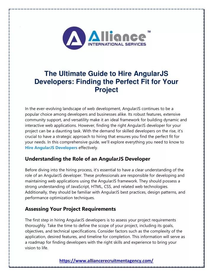 the ultimate guide to hire angularjs developers