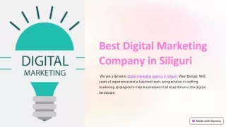 Elevate Your Brand with Siliguri's Digital Marketing Experts
