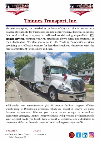 Thinnes Transport, Inc.