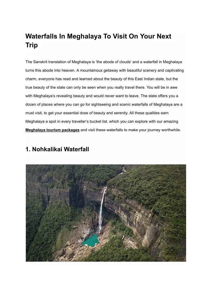 waterfalls in meghalaya to visit on your next trip