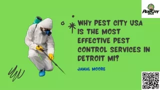 Why Pest City USA Is the Most Effective Pest Control Services in Detroit MI