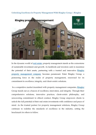Ringley property management