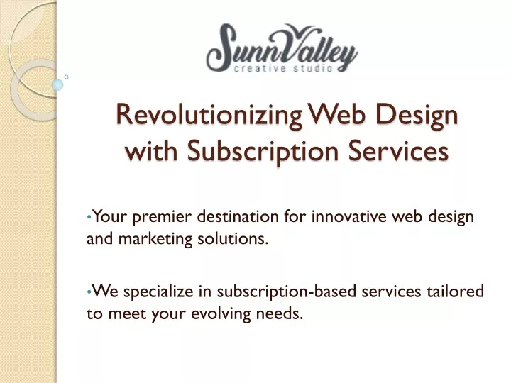 revolutionizing web design with subscription services