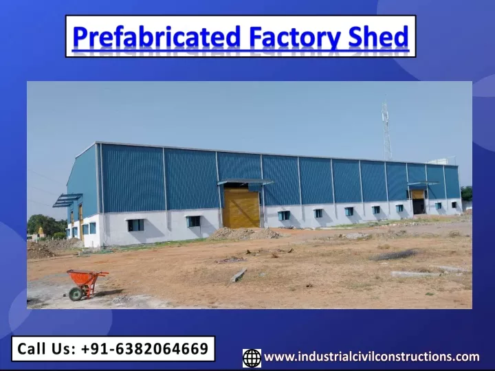 prefabricated factory shed