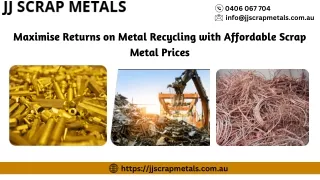 Maximise Returns on Metal Recycling with Affordable Scrap Metal Prices