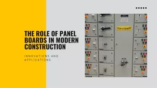 The Role of Panel Boards in Modern Construction: Innovations and Applications