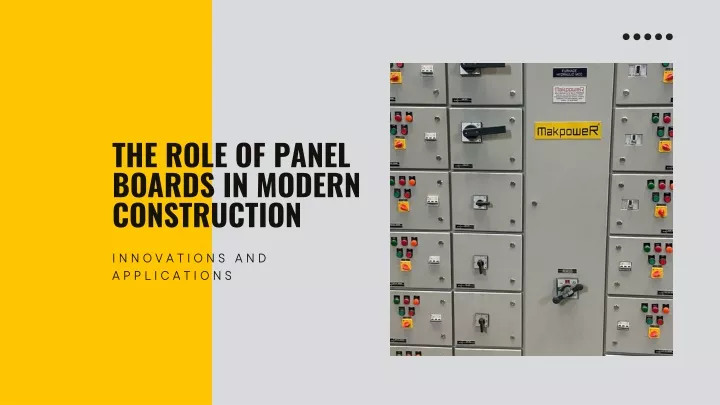the role of panel boards in modern construction