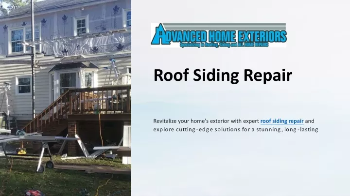 roof siding repair