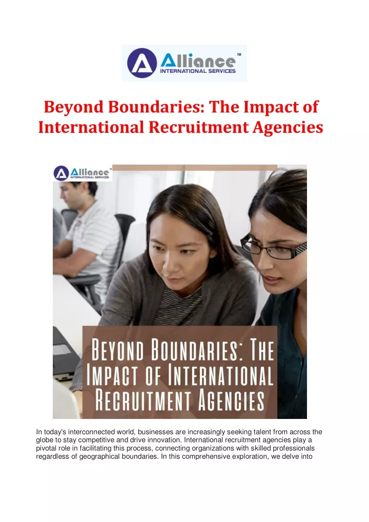 beyond boundaries the impact of international