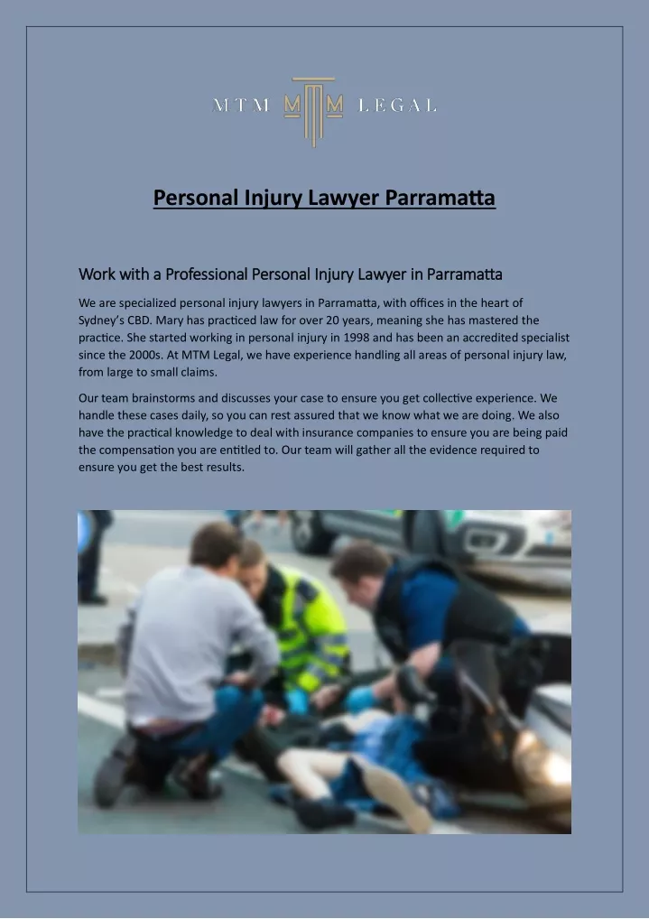 personal injury lawyer parramatta