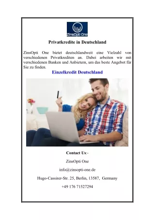 Privatkredite in Deutschland