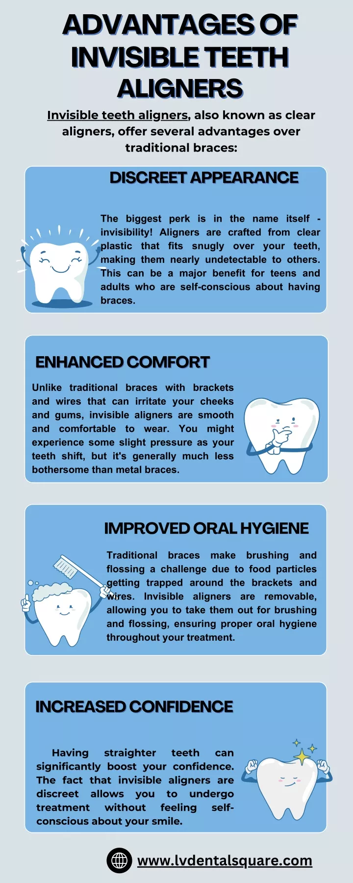 advantages of advantages of invisible teeth