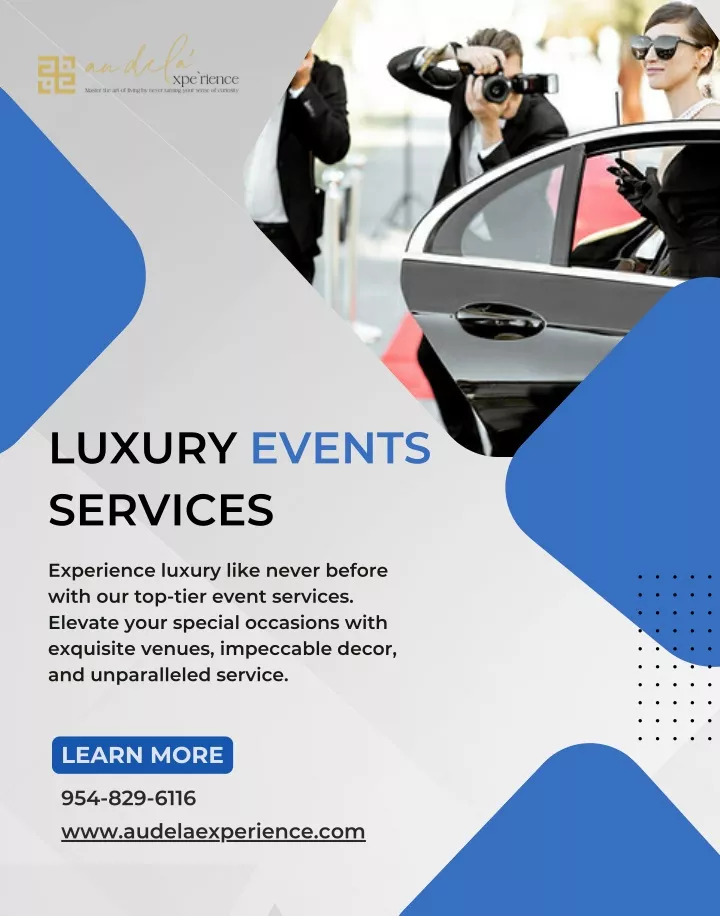 luxury events services