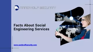 Facts About Social Engineering Services - Aardwolf Security