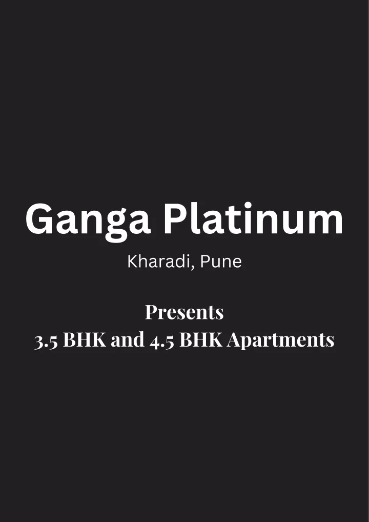 ganga platinum kharadi pune