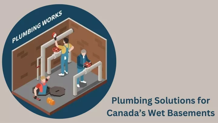 plumbing solutions for canada s wet basements