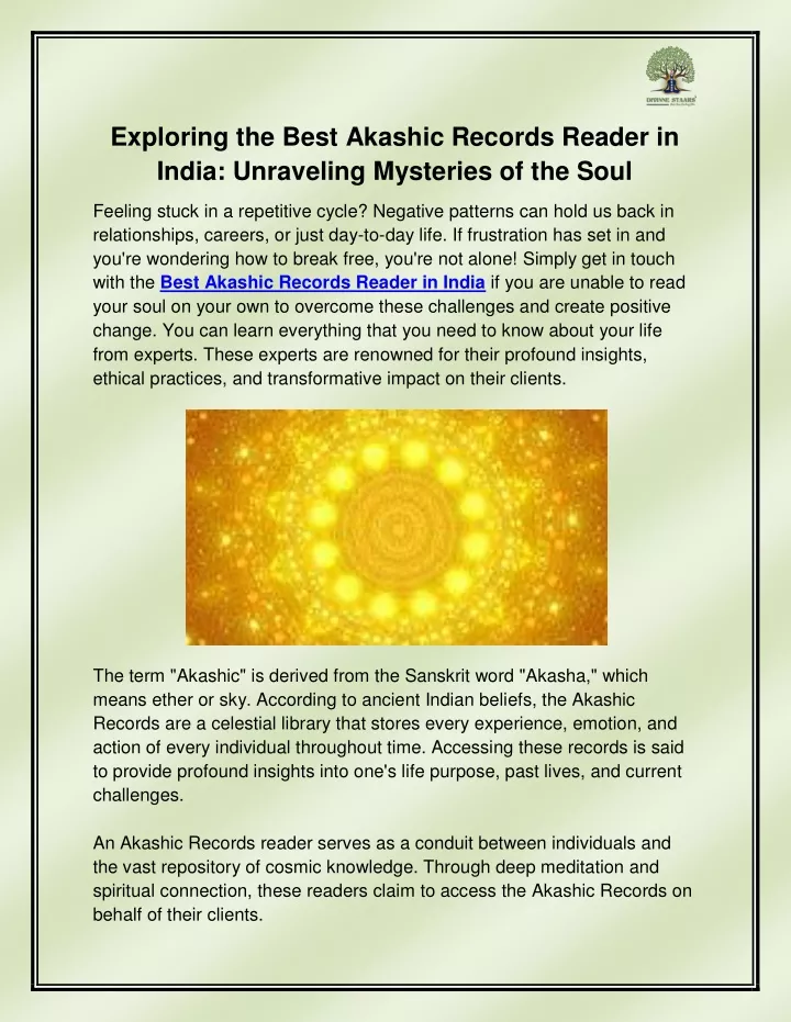 exploring the best akashic records reader