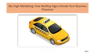 Sky-High Marketing How Rooftop Signs Elevate Your Business Presence