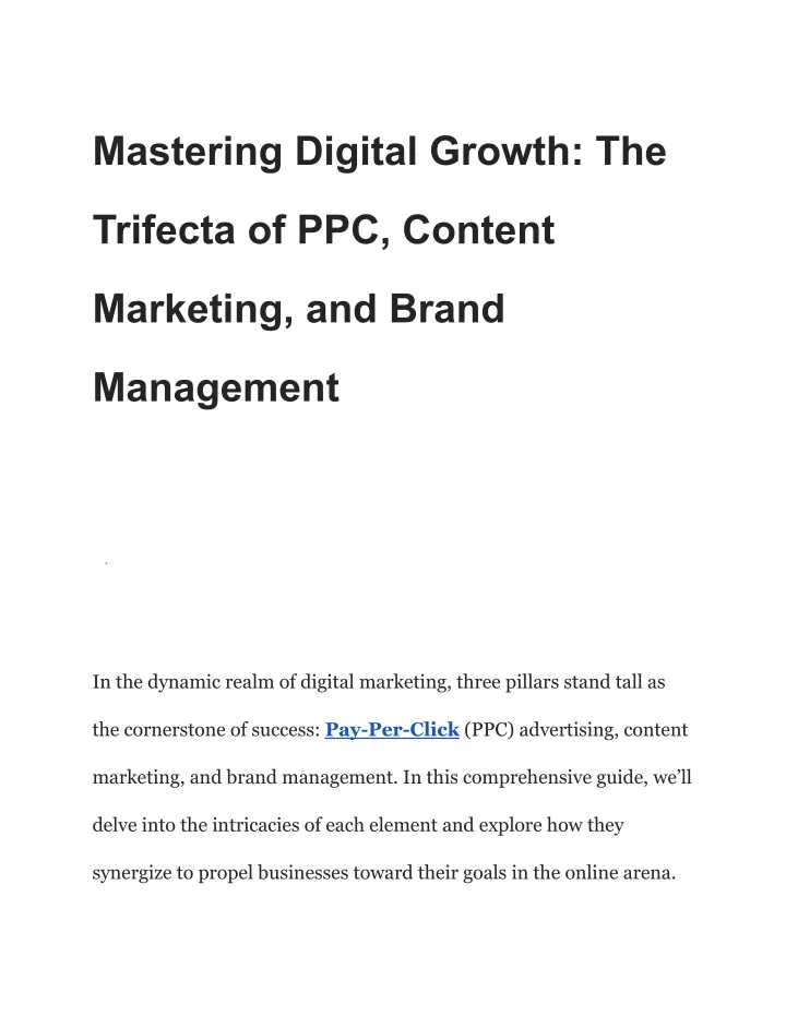 mastering digital growth the