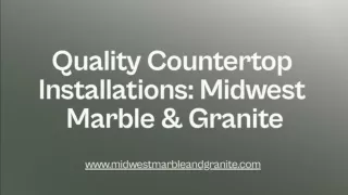 Midwest Marble and Granite | Olathe’s Expert in Stone Countertop Installations