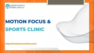 Revitalize with Expert Physiotherapy: Motion Focus & Sports Clinic, Calgary