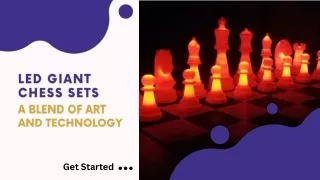 LED Giant Chess Sets: A Blend of Art and Technology