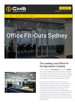 Office fit outs Sydney