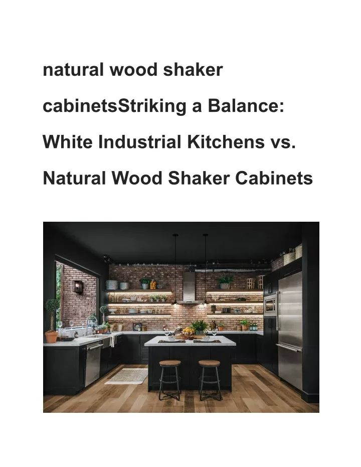 natural wood shaker