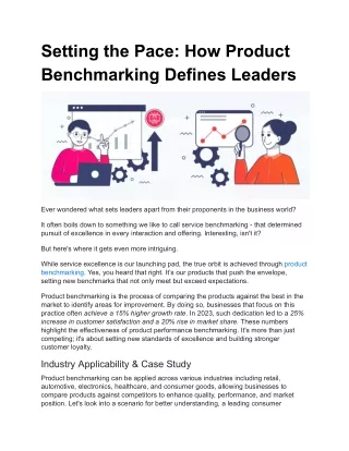 Setting the Pace_ How Product Benchmarking Defines Leaders
