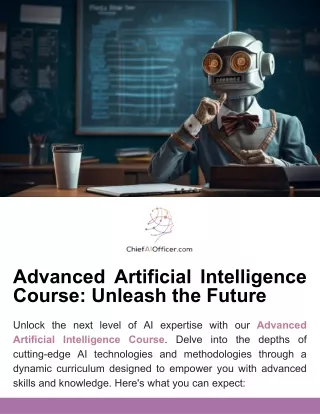 Advanced Artificial Intelligence Course: Unleash the Future