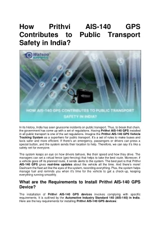 Vehicle Tracking Systems - Using GPS Help in Avoiding Truck Accidents