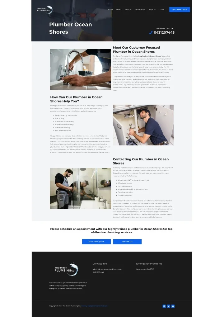 PPT Plumber Ocean Shores PowerPoint Presentation, free download ID