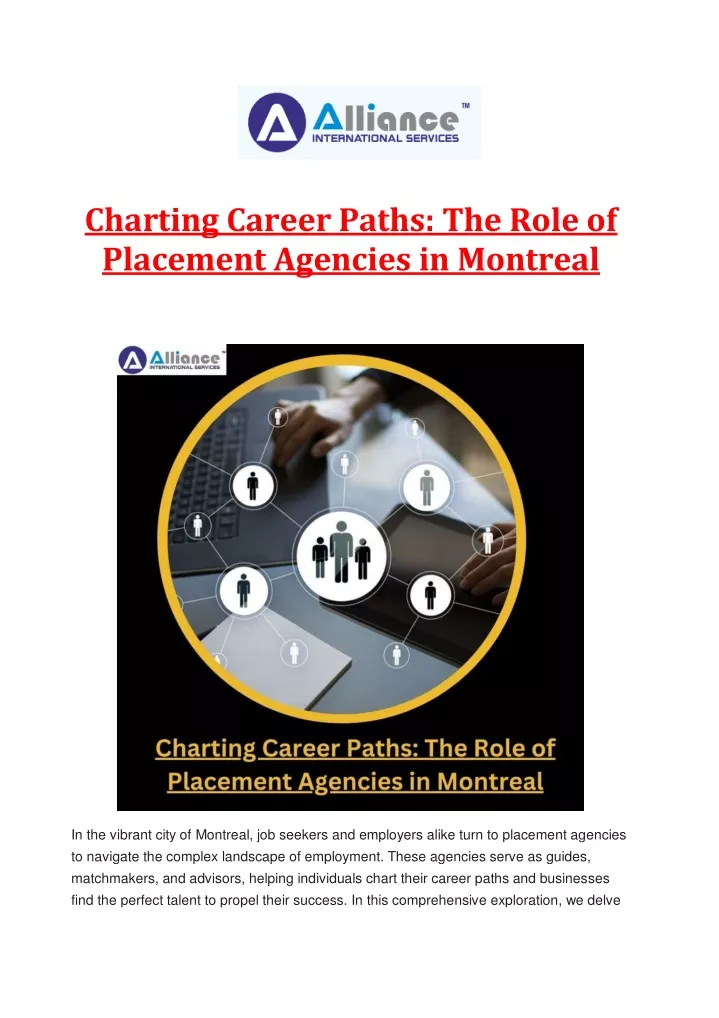 charting career paths the role of placement