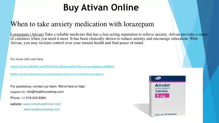 buy ativan online