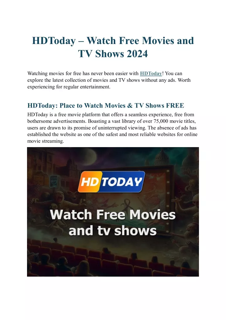 hdtoday watch free movies and tv shows 2024