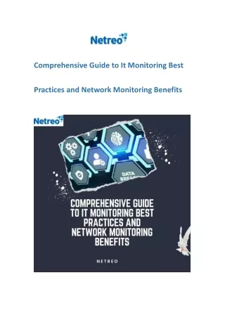 Comprehensive Guide to It Monitoring Best Practices and Network Monitoring Benefits