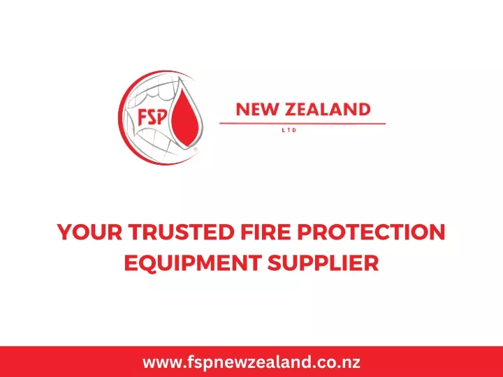 your trusted fire protection equipment supplier