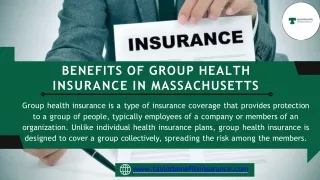 Group Health Insurance Plans in Massachusetts