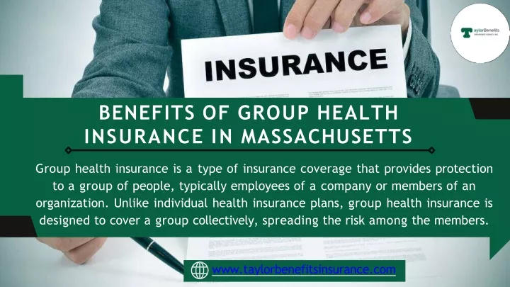 benefits of group health insurance in massachusetts