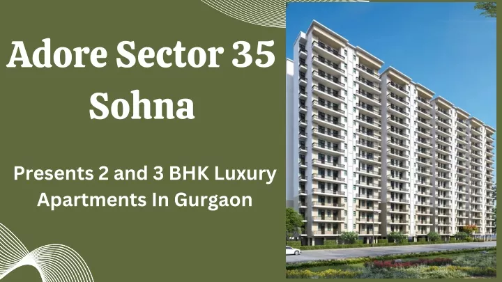 adore sector 35 sohna