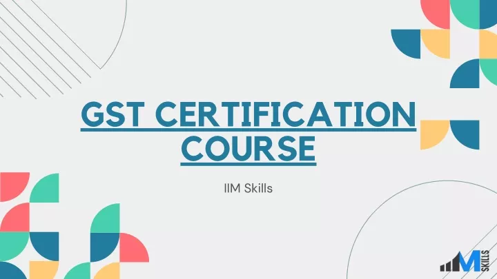 gst certification course